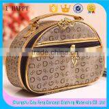 Polyester cosmetic bag makeup case with mirror                        
                                                Quality Choice