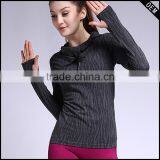 Women Custom Hoodie Pullover Crewneck Workout Sports Gym Sweatshirt Wholesale