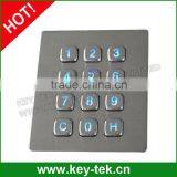 Outdoor Weatherproof Backlit Keypad With 12 Numeric Keys thumbnail-2