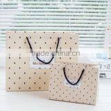 Hand Bag White Drawstrings Mixed Flowers Christmas Paper Gift Bag for Lady thumbnail-1