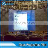 High Quality Holographic Screen Film Self Adhesive Transparent Rear Projection Film for Shop Advertising