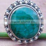 925 Sterling Silver Jewelry Wholesale, Emerald Silver Jewelry thumbnail-1