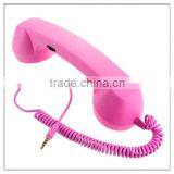 3.5mm Jack Radiation Proof Banana Phone Handset Telephone Receiver for Mobile phone