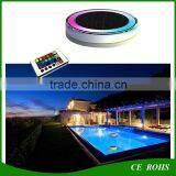 Outdoor IP68 Floating Solar RGB LED Light With Remote Control for Swimming Pool