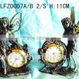 Bronze Fairy Metal Clock Craft LFZ007
