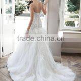(MY2601) MARRY YOU Sweetheart Embroidered Beaded Ruffle Skirt Wedding Dress 2016 thumbnail-3