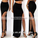 2015 HOT Women's Lady High Waist Side Open Leg Slit Long Maxi Dress Pencil Skirt thumbnail-2