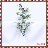 H76cm Green Plastic Artificial Plant Mini Bamboo Leaves Branch