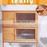 LEAFFY-Wooden 2-layer Rabbit Hutch RH-8009 thumbnail-1