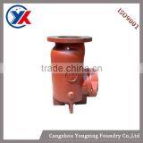 China grey iron & nodular cast iron casting fire hydrant ,fire hydrant valve,painted fire hydrant