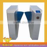 Optical Turnstile Pedestrian Barrier Gate Flap Barrier Gate With TCP/IP And RFID Reader thumbnail-1