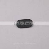 Color PU Leather Label With Custom Logo Backpack Pig Nose Leather Cord End Stoppers thumbnail-2