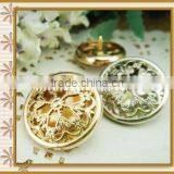 Factory Wholesale Metal Flower Buttons