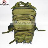 army green polyester multi-compartment hiking backpack