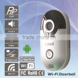 P2P Feature for Easy Remote Access of Wi-Fi Doorbell IP Camera