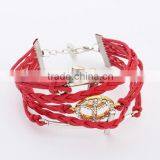 Cute hand accessories cross weaving fashion bracelet