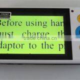 4.3 Inch Low Vision Portable Magnifier 19 Color Modes With MP3 PLAY and Take Photo Function HDMI and AV Out 2-32x