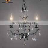Traditional Chandelier Light MC4061-3SB Crystal Chandelier Vintage Lighting Ceiling Lamp