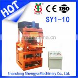 SY1-10 machine for making clay blocks ecological interlock pavering block making machine