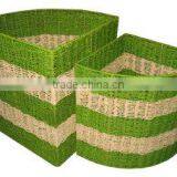 Elegant Color Bamboo-rattan Basket 100% From Vietnam thumbnail-1