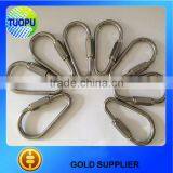 Made in China stainless steel 304 /316 spring snap hook with eyelet