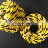 Polypropylene raw material 3 strand PP warning rope