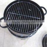 Black Steel 3-in-1 BBQ Smoker thumbnail-5