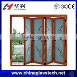 CE Certificate Aluminium Frame Insulated Glass Exterior Folding Door thumbnail-1