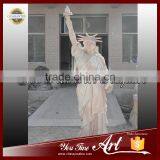 Large Outside Marble Liberty Goddess Statue thumbnail-1