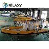 China Manufacturer Made Fishing Boat, New 17ft RIB Rigid Hypalon Inflatable Sport Fishing Boats for Sale With Motor thumbnail-1