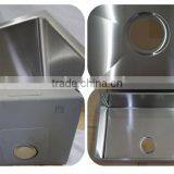 Stainless Steel Kitchen Sink Double Bowl 7447A thumbnail-2