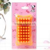 Dog Cat Pet Silicone Bathing Grooming Cleaning Brush Soft Durable thumbnail-2