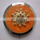 Decorative Compact Mirror With Metal Alloy Octopus Decor thumbnail-1