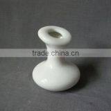 Elegant Wholesale Pure White Fish Shape Stoneware Bud Vase Small Decorative Flower Vase White Mini Bud Vase thumbnail-5