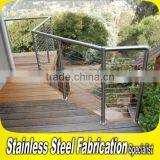 304 Stainless Steel Stair Railing Prefab Outdoor Metal Railing thumbnail-5