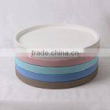 OEM Wholesale Cheap Oval Cement Concrete Plate/ Fruit Tray With Print thumbnail-3