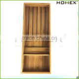 Bamboo Steak Knife Holder In-Drawer Knife Tray Homex BSCI/Factory