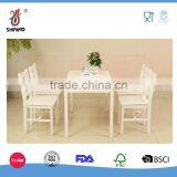 Specialties 5-Piece Dining Set With 4 Side Chairs, White thumbnail-5