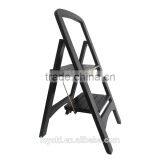 High Quality 3 Step Wood Fold Step Stool Multifunction Step Ladder thumbnail-3