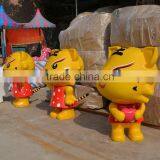 Outdoor Fiberglass Cat Cartoon Figure thumbnail-4