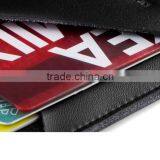 Crosshatch Black Front Pocket Card Holder Slim Wallet RFID Blocking thumbnail-6