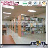 5 Shelves Cheap High Quality Library Furniture Steel Magazine Display Rack thumbnail-5