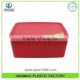 PLASTIC STORAGE BOX/PLASTIC WOVEN BASKET/PP STORAGE BOX thumbnail-2