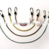 900MM X 8MM High Quality Colorful Polyester Elastic Luggage Rope, Bungee Cord With Hooks for Packing thumbnail-6