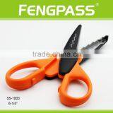 S5-1003 6.25 Inch 2Cr13 Stainless Steel Blade With Colorful Plastic Handle Kid Stationery thumbnail-3