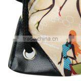 Hot Sales New Recycle Nylon Drawstring Bags With Reflective Corners thumbnail-6