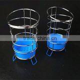 43021 Steel Wire Sink Basket Cutlery Holder Cooking Utensils Storage Kitchen Rack thumbnail-6