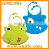 New Products on China Market Baby Soft Bib With Crumb Catcher thumbnail-1