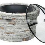 21 Inch Hot Sale MGO(magnesium) Round Outdoor Fire Pit thumbnail-2