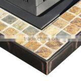 30 Inch Square Slatetable Fire Pit thumbnail-5